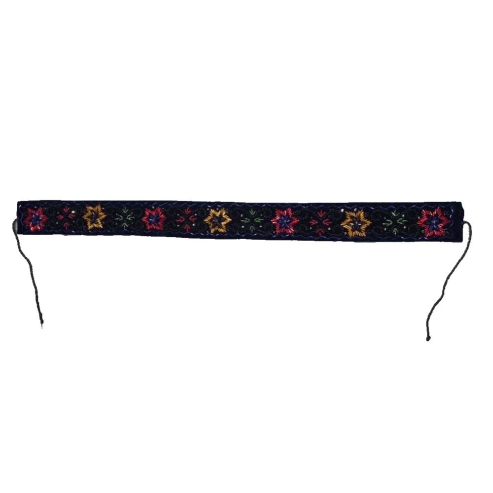 Blue Embroidered beads handmade Belt A004402